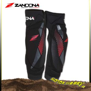 Ginocchiere MotoCross Zandona Kneeguard Evo Black Colore Nero