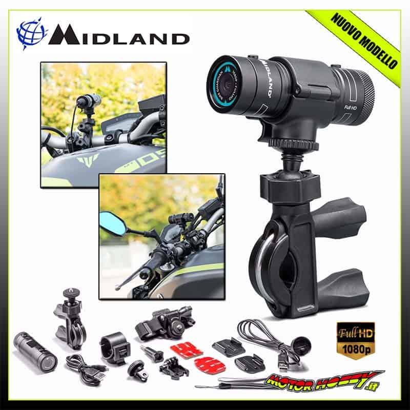 Caméra dashcam moto Midland