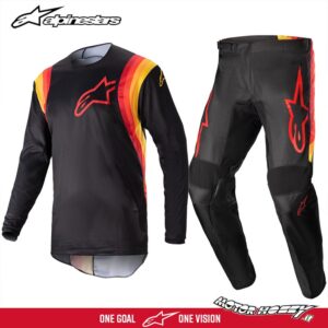 Completo Cross Bambino Alpinestars YOUTH RACER TACTICAL - Nero